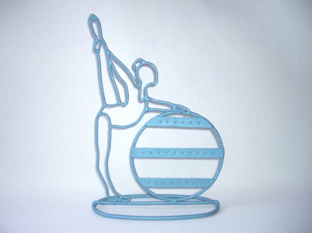 ORGANIZADOR DE PENDIENTES GIMNASTA RÍTMICA ARO